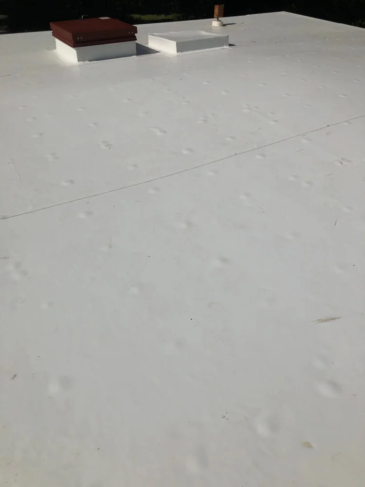 commercial flat roof