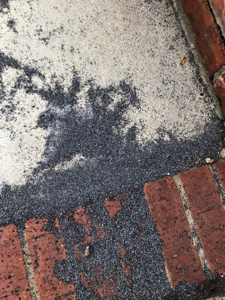 evidence of bad shingles