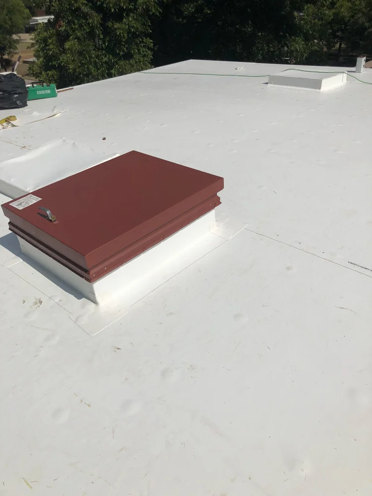 flat commercial roof